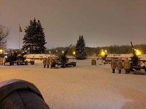 'Lifting of the Siege of Leningrad' parade, St Petersburg