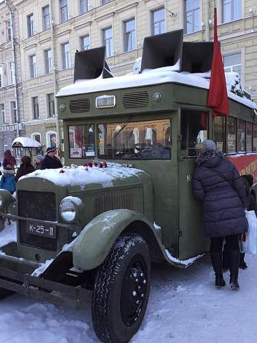 'Lifting of the Siege of Leningrad' parade, St Petersburg