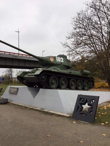 Tanks at the  Siege of Leningrad Museum, Kirovsk