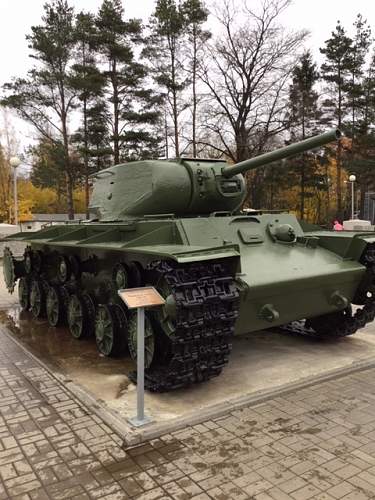 Tanks at the  Siege of Leningrad Museum, Kirovsk
