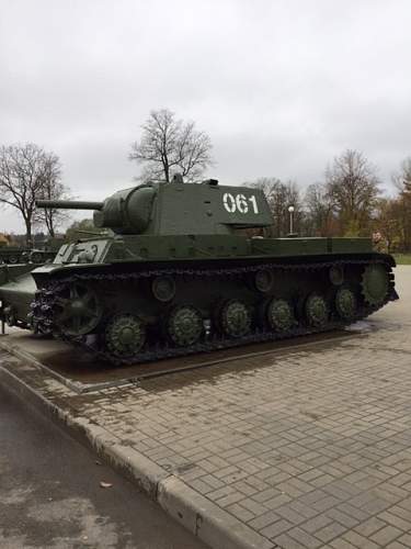 Tanks at the  Siege of Leningrad Museum, Kirovsk