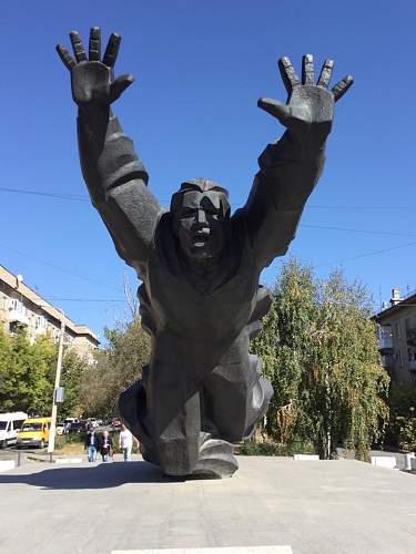 Monument to Mikhail Panikakha - Volgograd