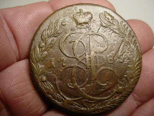 Very old large Russian coin 1785,info needed