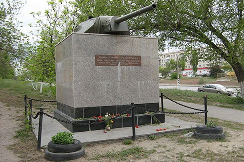 Tank turret memorials Volgograd