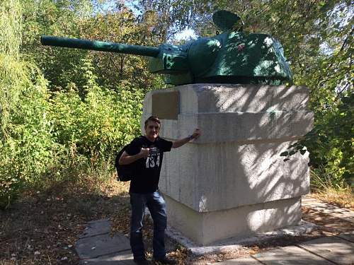 Tank turret memorials Volgograd