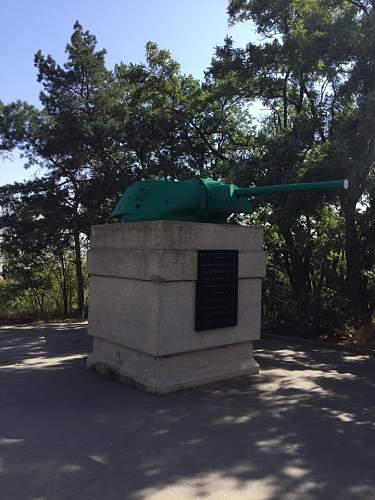 Tank turret memorials Volgograd