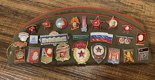 Help with Soviet Pilotka hat