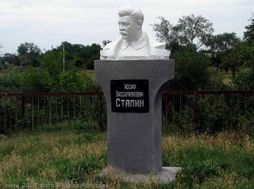 Stalin's monument alive