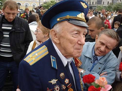 Victory day in Moscow 2012 - the Veterans