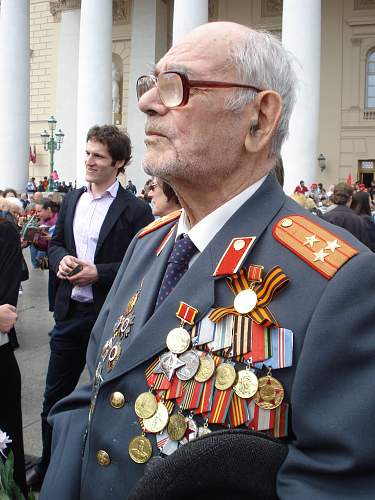 Victory day in Moscow 2012 - the Veterans