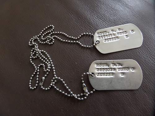 Help needed with USMC dog tags