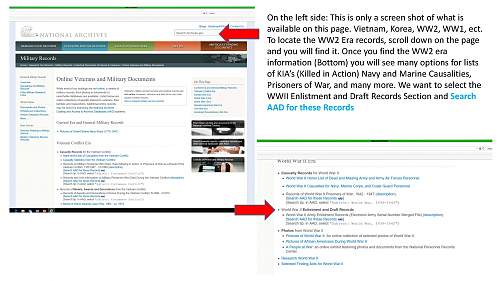 A Tutorial on how to search for US Service Members Records from the National Archives (NARA)