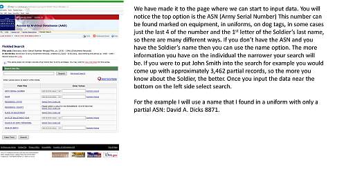 A Tutorial on how to search for US Service Members Records from the National Archives (NARA)