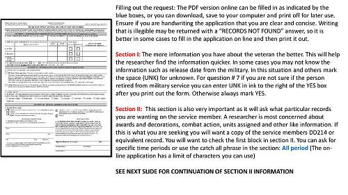 A Tutorial on how to search for US Service Members Records from the National Archives (NARA)