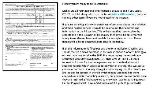 A Tutorial on how to search for US Service Members Records from the National Archives (NARA)