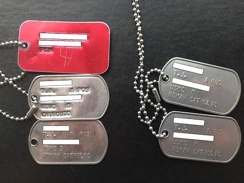 Help needed with USMC dog tags