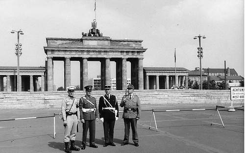 Occupied Berlin, 1945-1990 Allied Forces (US, British, French, Soviet)