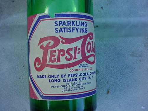 WW2 Pepsi Cola bottle.