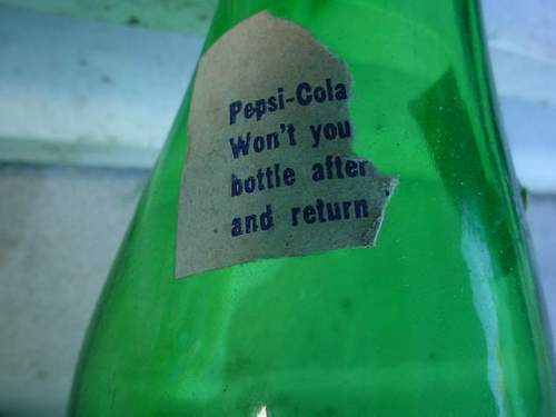 WW2 Pepsi Cola bottle.