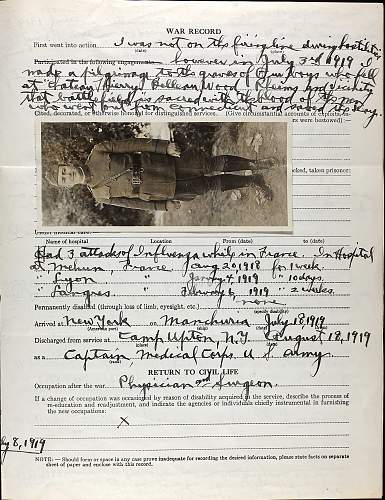 WWI soldier info help