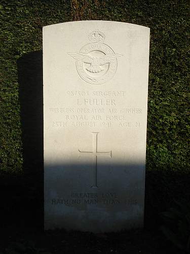 58 British and Allied airmen buried in the Chièvres Communal Cemetery ( Belgium ).