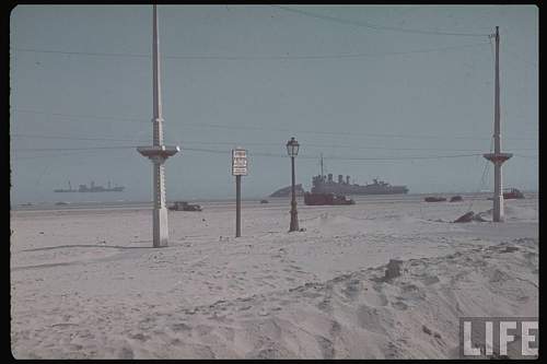 Dunkirk. Destroyed ship picture