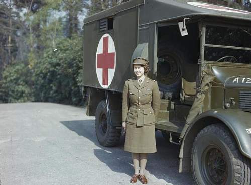 HRH Princess Elizabeth in the ATS