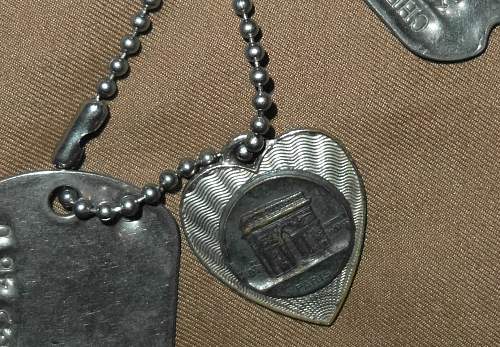 Need help with dogtag chain pendent with carved message on back