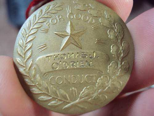 Ww2 good conduct medal research lot help please