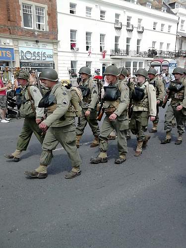 Weymouth 2014 Veterans/military parade!!!!!!