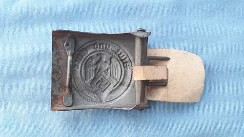 HJ steel buckle unmarked