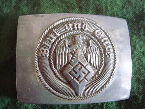 Interesting HJ belt buckle RZM 4/59