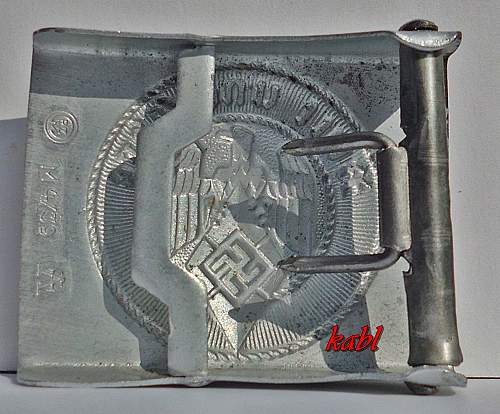 HJ belt buckle