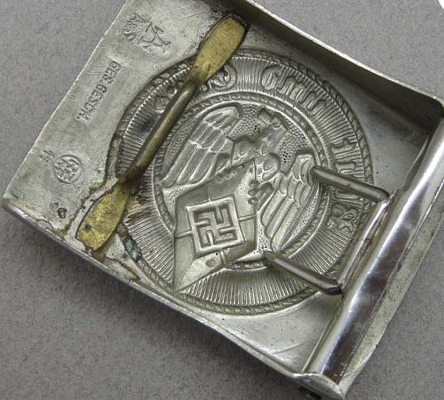 HJ belt buckle marked rzm m4/24