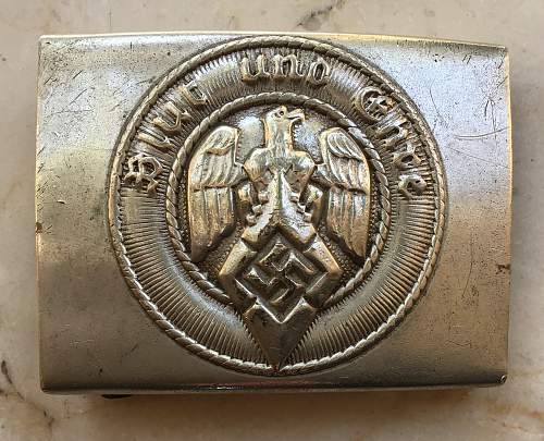 Unmarked Giesse &amp; Schmidt Ruhla HJ buckle