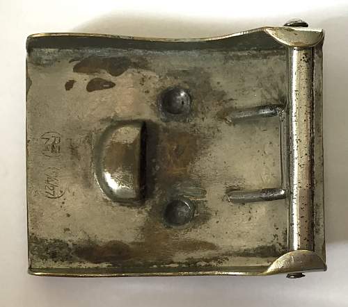 Two piece HJ buckle RZM M4/27 marked