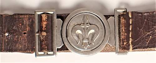 Pfadfindershaft (youth group) St. George (Catholic) Buckle and Belt