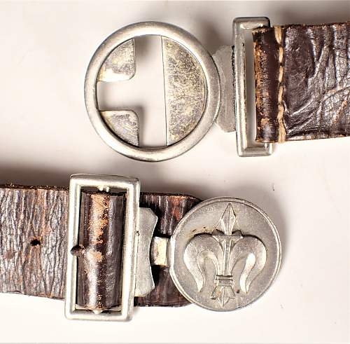 Pfadfindershaft (youth group) St. George (Catholic) Buckle and Belt