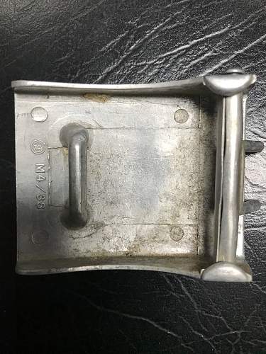 HJ buckle by M4/38 aluminum rare?