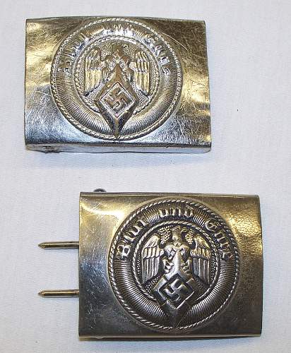 Two HJ buckles, one M4/23