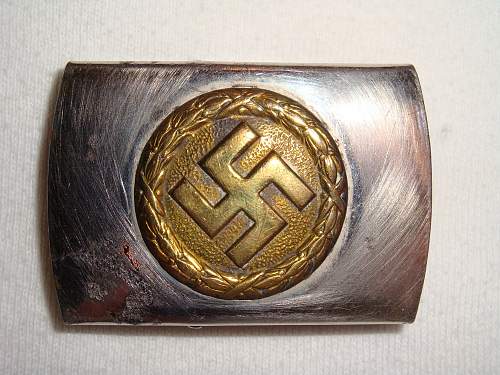Small NSDAP Jugend or Sympathizer's Buckle