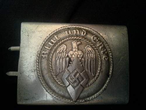 WWII vet bringback HJ buckle