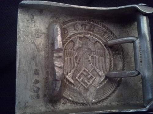 WWII vet bringback HJ buckle