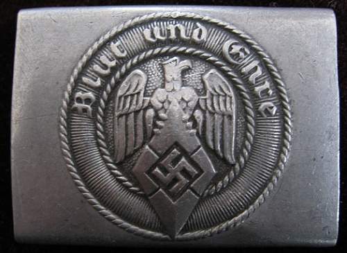 WWII vet bringback HJ buckle