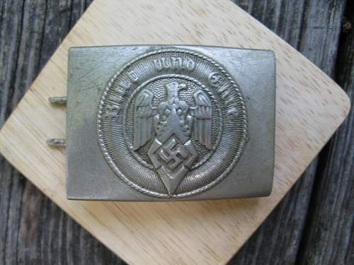 &quot;Double&quot; Maker Marked HJ Buckles