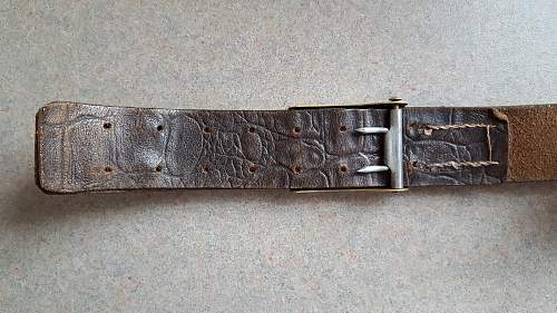 Early HJ/NPEA belt and buckle?