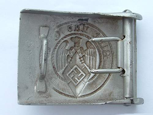 Suspicious HJ buckle M4/42 Hermann Aurich