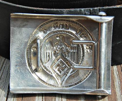 HJ Buckle &amp; Belt - M4 - 13 Paul Schuhmacher - Nickel on Steel