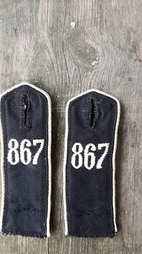 original HJ Streifendienst bann 867 (Süd Bayr. Ostmark) shoulder boards?