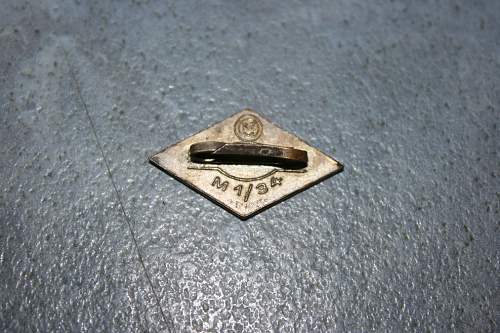 HJ Proficiency rune pin - RZM M1/34 badge
